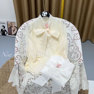 áo sơ mi tiểu thư cổ nơ
