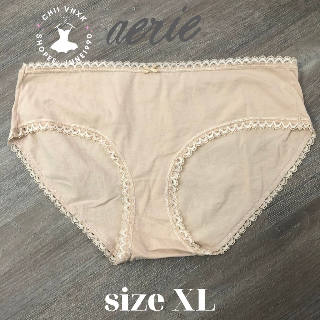 Quần lót Aerie thun cotton trơn xuất xịn size XL