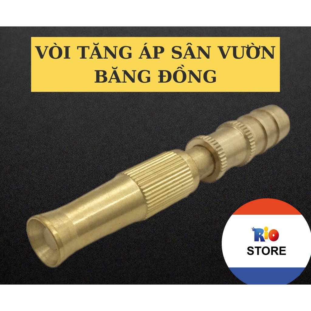 Đầu vòi xịt tăng áp suất nước, rửa xe, tưới cây dễ dàng (tặng đầu siết)