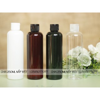 Chai 250ml nắp bật