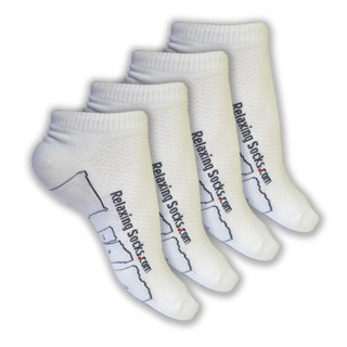 1 Đôi Vớ Nam Nữ Cổ Ngắn Thêu 8 Vị trí Huyệt Đạo Bấm Huyệt Bàn Chân Chống Hôi Chân Kiểu Dáng