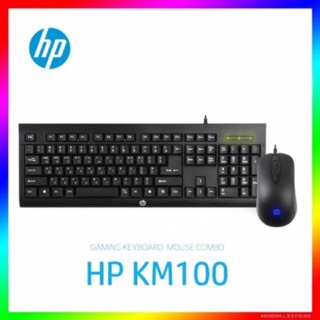 Combo phím + chuột hp km100 usb chính hãng