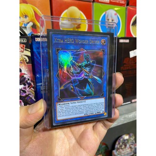 Lá bài thẻ bài Yugioh Xtra HERO Wonder Driver - Ultra Rare - Tặng bọc bài nhựa bảo quản