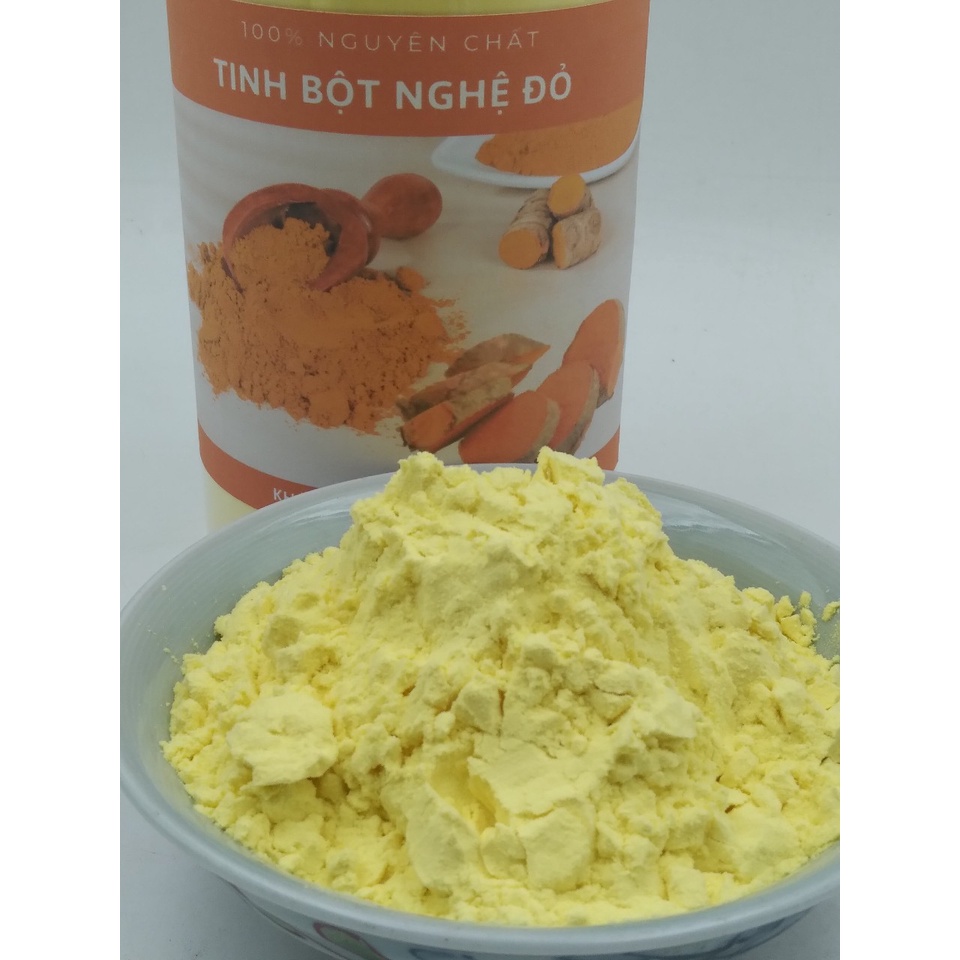 454Gr Tinh Bột Nghệ Đỏ Cam Kết 100% Nguyên Chất