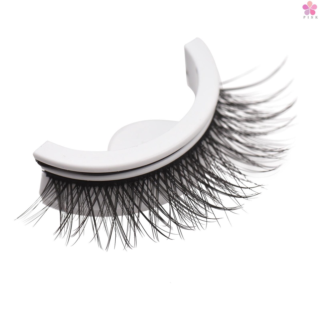 [Hàng mới về] Cặp lông mi giả 3D dài cong tự dính kèm hộp đựng tiện lợi  | BigBuy360 - bigbuy360.vn