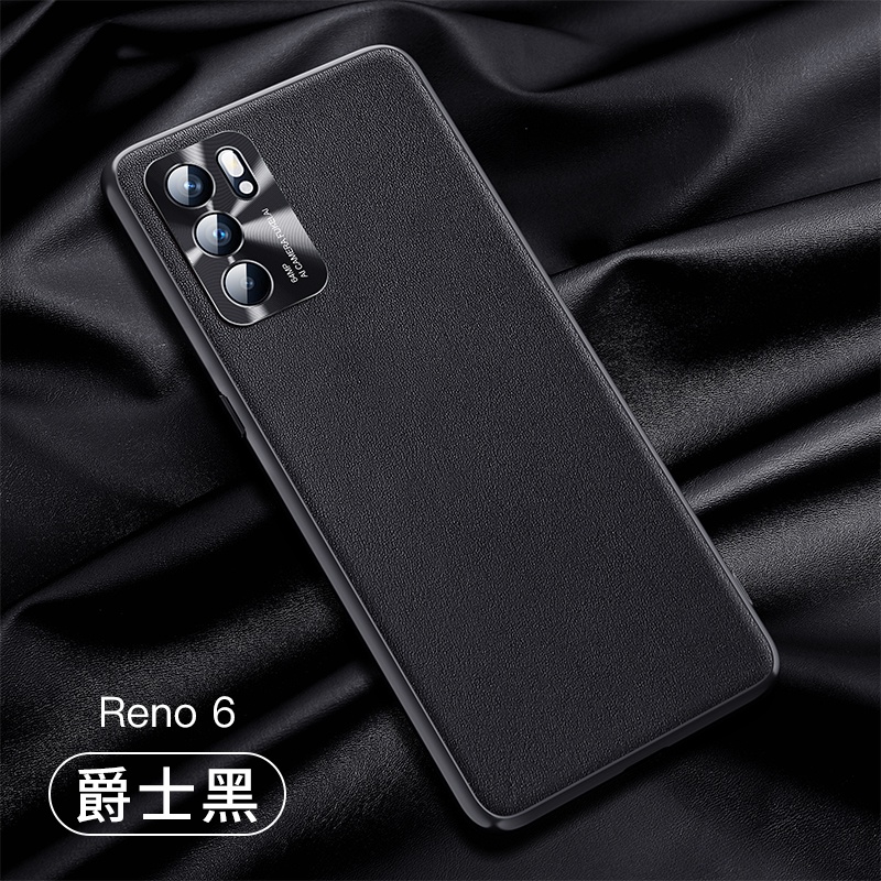 Sang Trọng Ốp Điện Thoại Da Chống Sốc Cho Oppo Reno6 Reno 6 Z Pro Plus Reno6Z 5G Reno6Pro Reno6Proplus