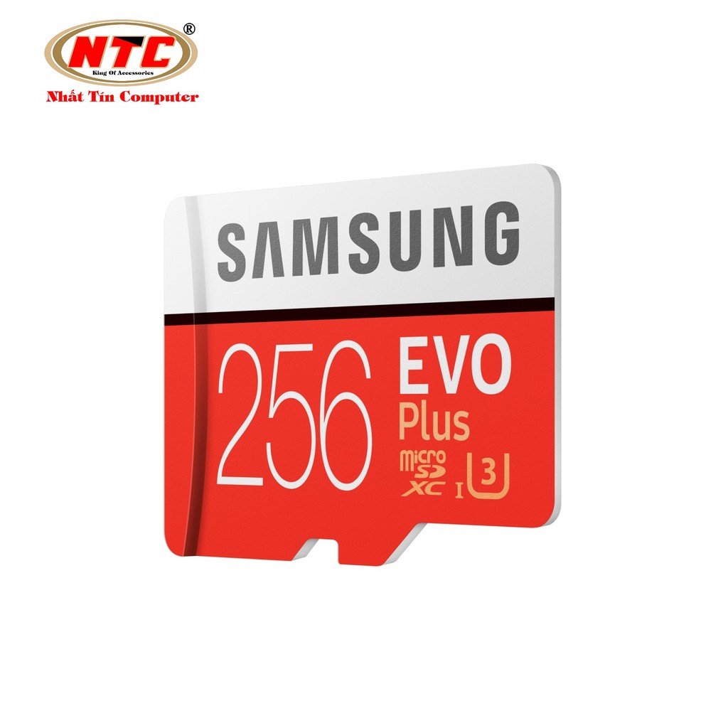 Thẻ Nhớ MicroSDXC Samsung Evo Plus 256GB 95MB/s (Đỏ)