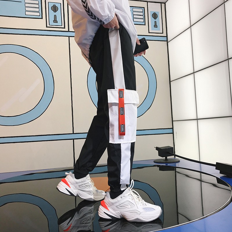 (ORDER) (Ảnh thật 5 tấm cuối) Quần jogger hip hop unisex ulzzang form rộng oversize street style | BigBuy360 - bigbuy360.vn