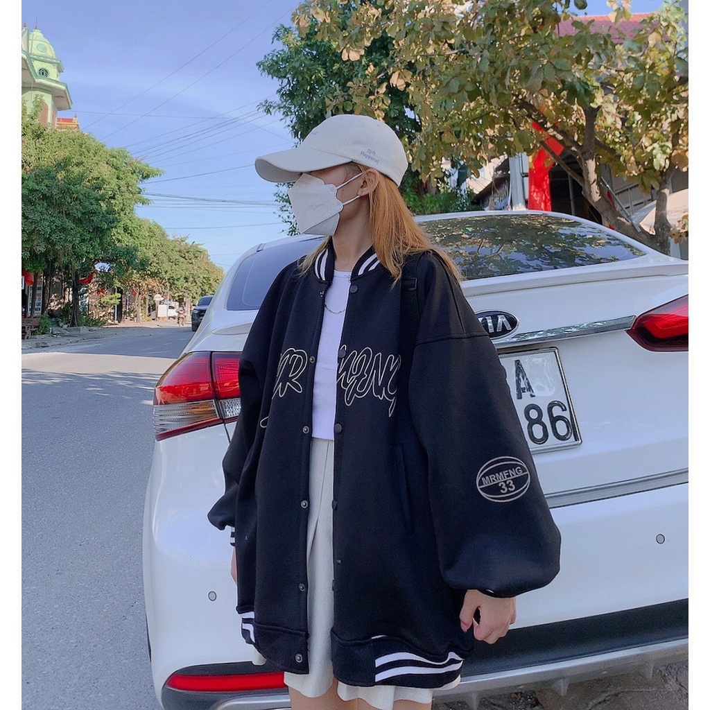 [ ẢNH THẬT ] ÁO KHOÁC BOMBER UNISEX FORM RỘNG NAM/NỮ (ẢNH THẬT Ở CUỐI) | BigBuy360 - bigbuy360.vn