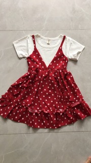 👗👗SET VÁY CHẤM BI CHO BÉ GÁI ☀☀