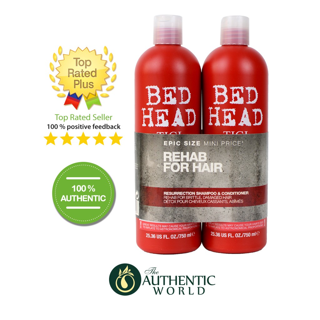 Tigi - Cặp gội xả Tigi đỏ phục hồi tóc hư tổn 750ml