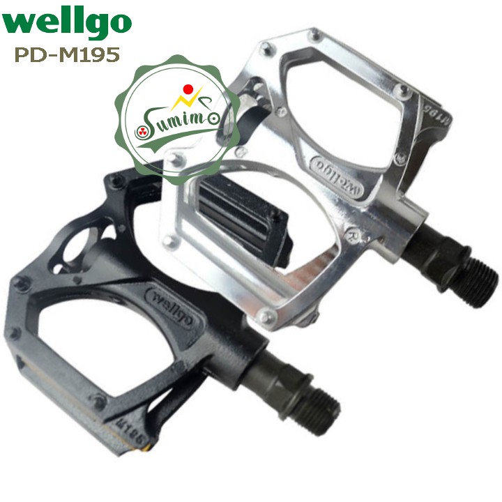 Bàn đạp xe đạp - Pedan Wellgo M195 nhôm