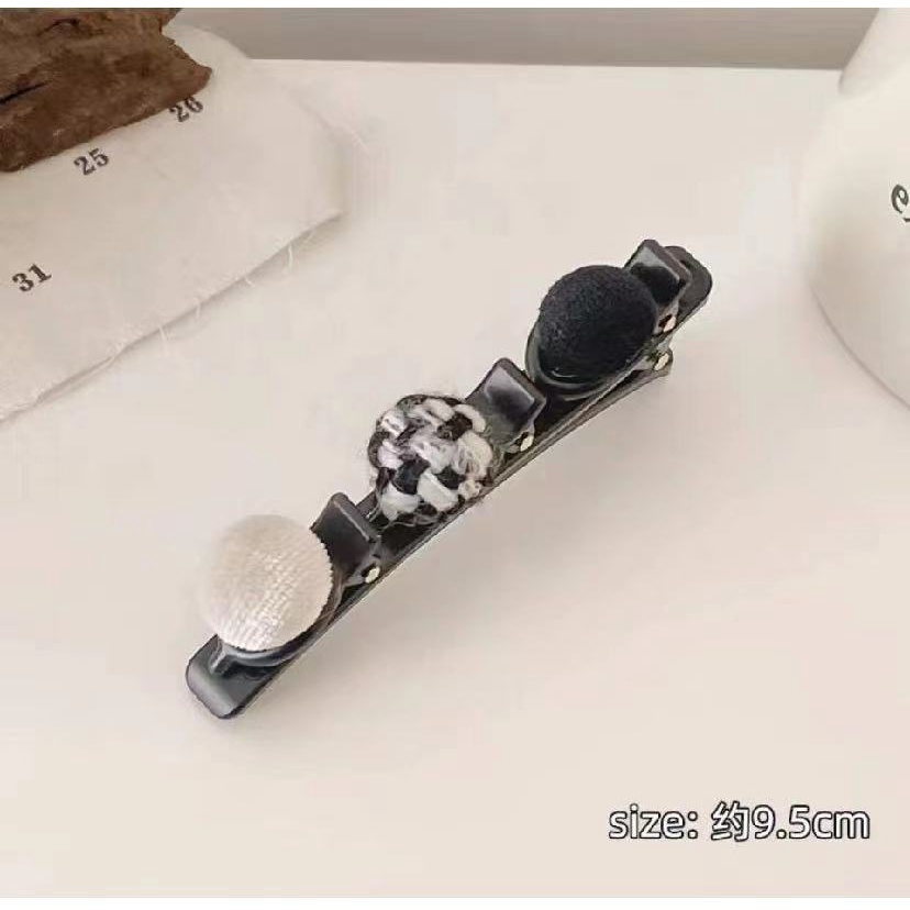 Kẹp Tóc Đính Bóng Tròn Đơn Giản Thời Trang Hàn Quốc