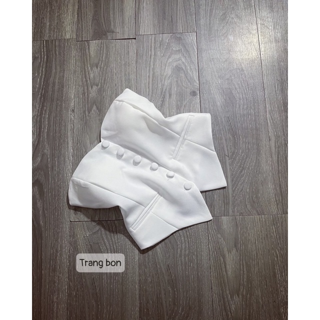 Áo quây cup ngực cúc bọc