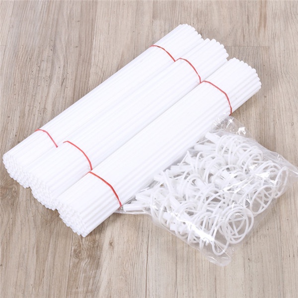 Set 20 Thanh Giá Đỡ Bong Bóng Bay Bằng Latex 32CM Dùng Trang Trí Tiệc