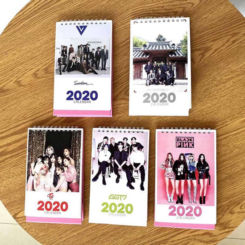 Lịch Để Bàn Hình Nhóm Nhạc Blackpink Twice Got7 Exo 2020