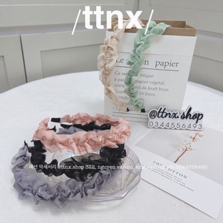 Bờm nhún voan tơ tiểu thư cao cấp 🔅freeship🔅