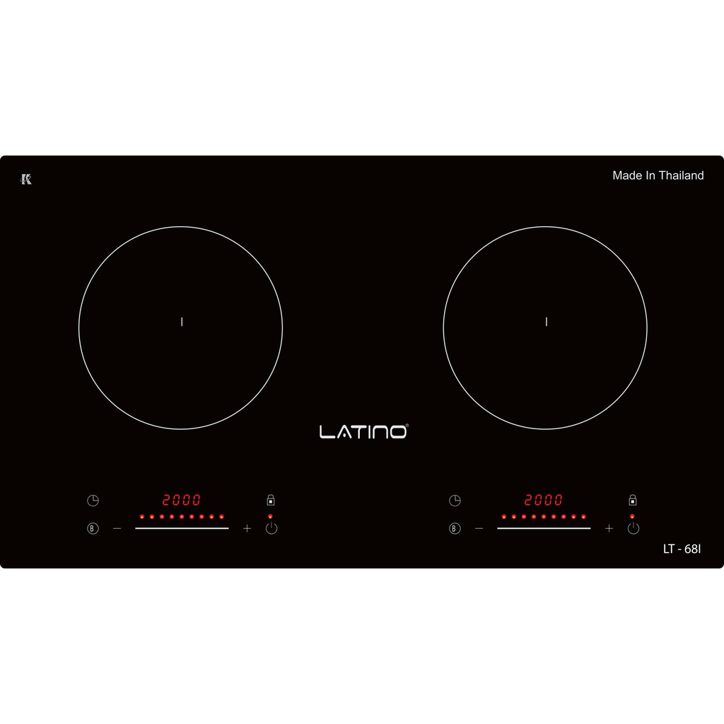 Bếp từ đôi Latino LT-68I (TẶNG BỘ NỒI 4 MÓN)