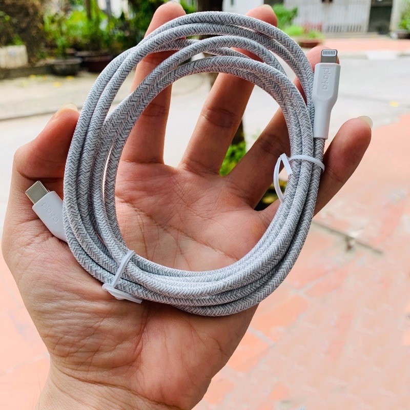 Cáp sạc nhanh Belkin Braided C to Lightning 2 Mét