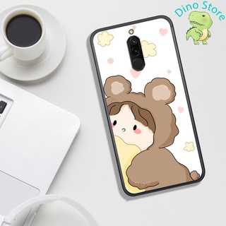 Ốp lưng xiaomi redmi 8/redmi 8a , in hình dễ thương, ngộ nghĩnh, đáng yêu