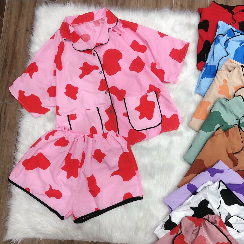 Bộ Lụa Kate Cộc Đùi 💚 Chất Liệu Kate Cao Cấp | BigBuy360 - bigbuy360.vn