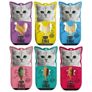 Kit cat fillet - Thịt miếng phi lê nhiều vị kitcat thức ăn dặm cho mèo 30g