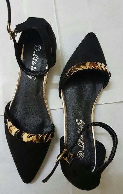 Giày búp bê da lộn cực đẹp | BigBuy360 - bigbuy360.vn