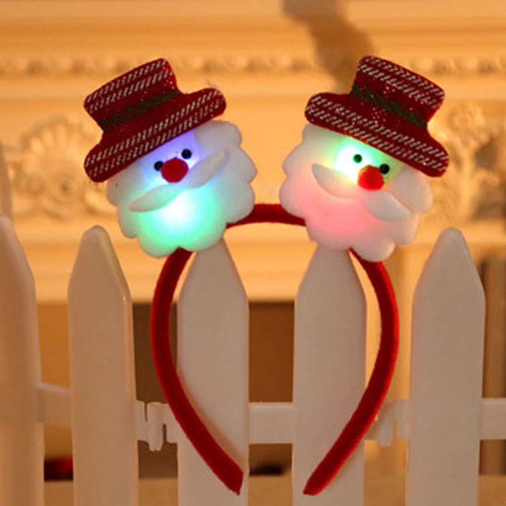 Băng Đô Cài Tóc Có Đèn Led Phong Cách Giáng Sinh Thời Trang Cho Nữ
