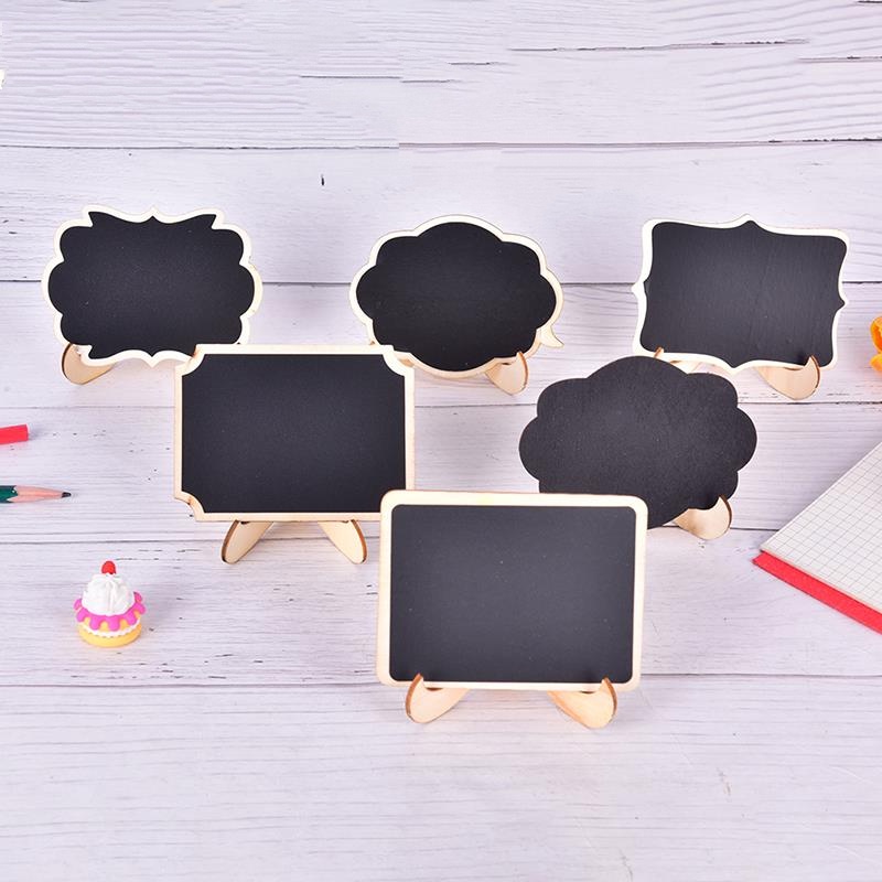 Bảng Đen Mini Bằng Gỗ 5 Kiểu Dáng Nhỏ Dùng Trang Trí Nội Thất