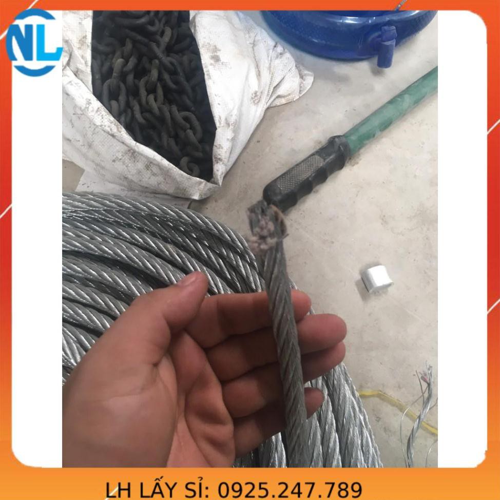 Dây cáp khóa xe chống cắt 10li  độ dài từ 7m - 30m - capthepgiasi - THÁI BÌNH VINA