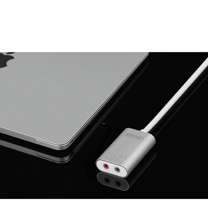 USB Sound Unitek 247 ra audio và mic