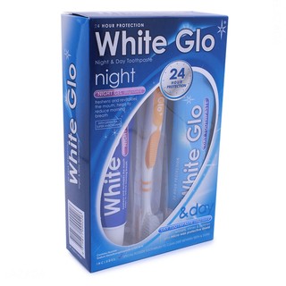 Kem đánh răng làm trắng ngày và đêm white glo 150g