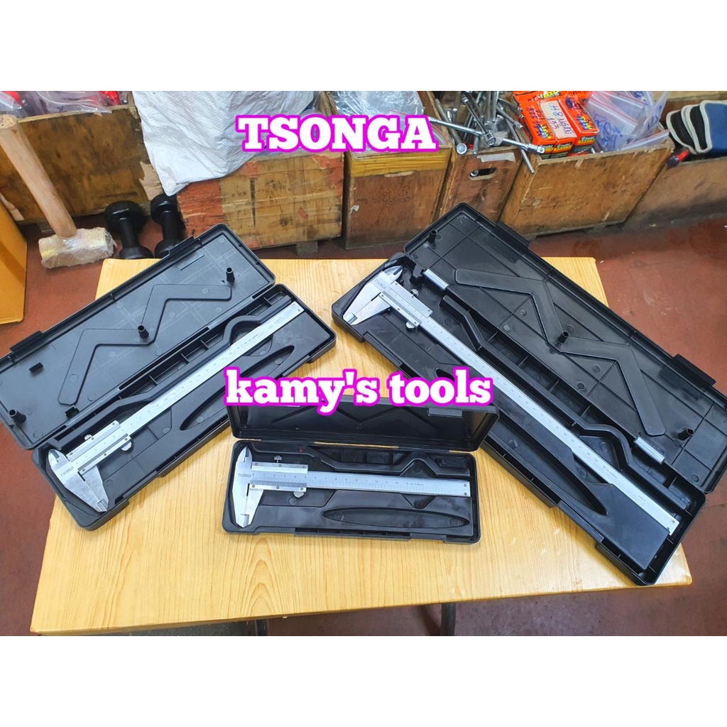 Thước kẹp cơ khí TSONGA 150mm 200mm 300mm cao cấp, thước cặp