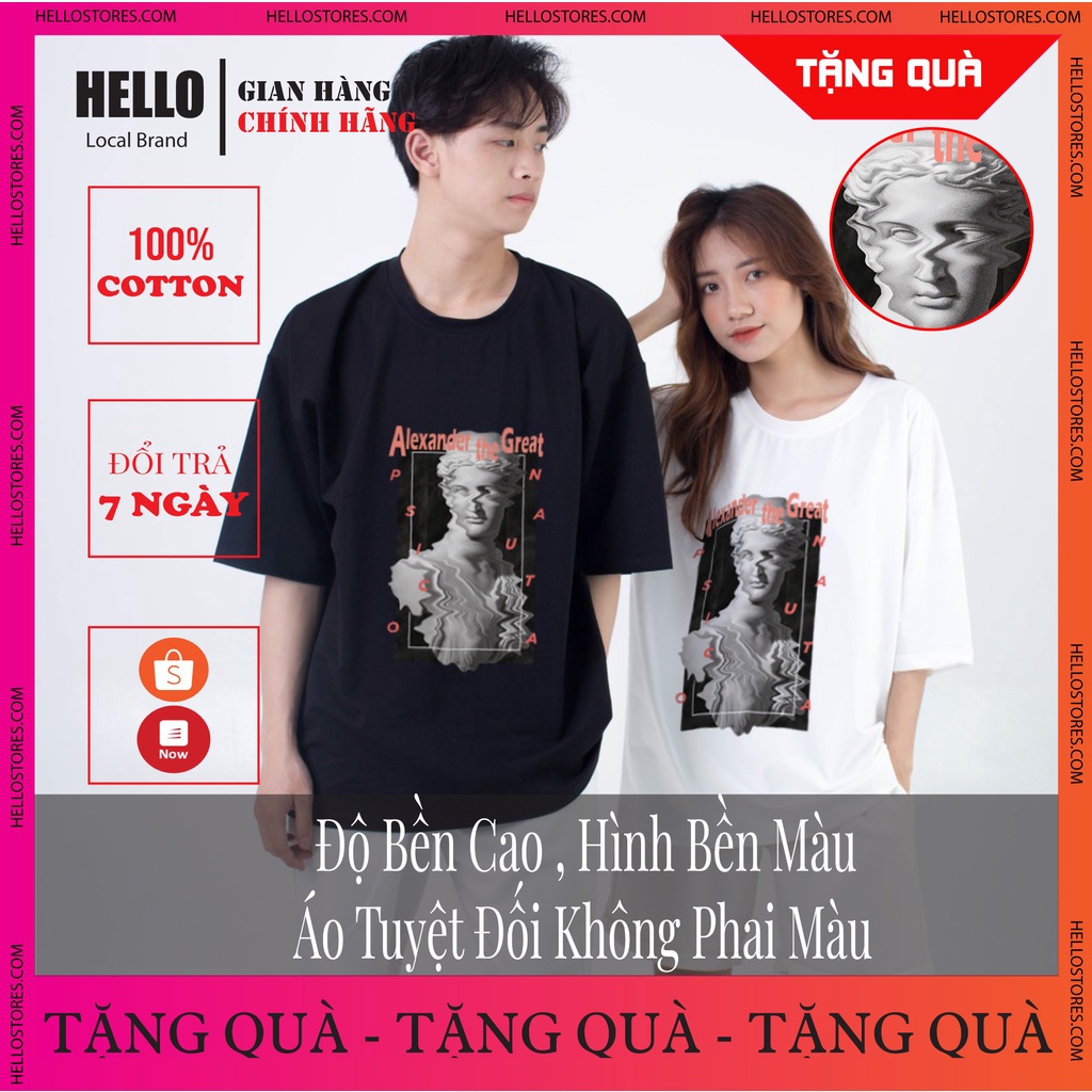 Áo thun áo phông Unisex cổ tròn Nam Nữ tay lỡ form rộng thoáng mát in hình Alexander_Ap50 | BigBuy360 - bigbuy360.vn