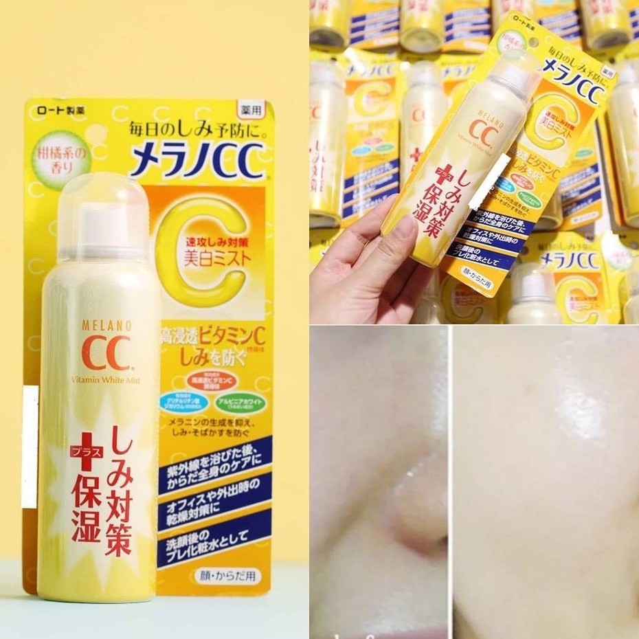 XỊT KHOÁNG CC Melano Rohto Whitening Mist 100ml Nhật Bản | BigBuy360 - bigbuy360.vn