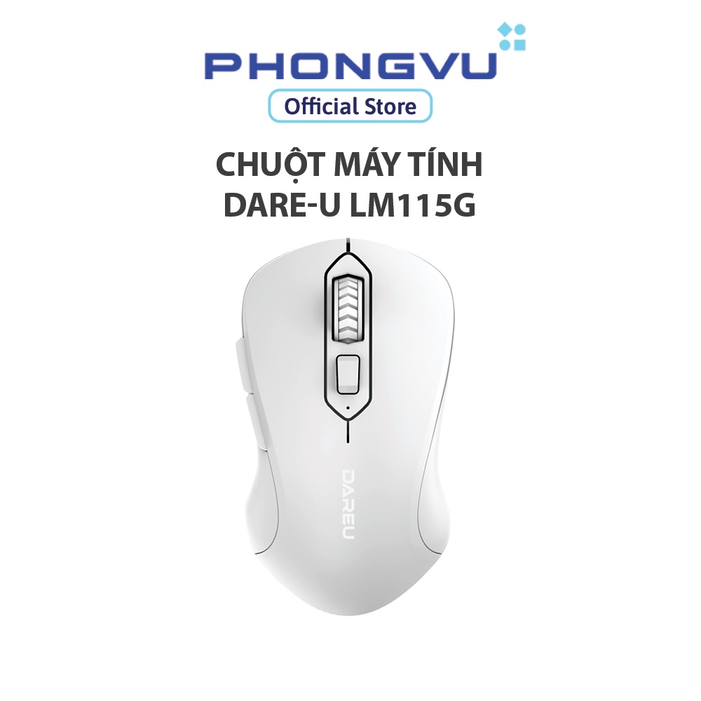 Chuột máy tính không dây Dareu LM115G  - Bảo hành 24 tháng