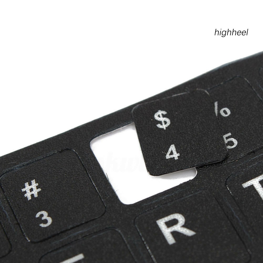 Nhãn dán bàn phím máy tính chữ tiếng Anh/Nhật/Nga/Thái tùy chọn | BigBuy360 - bigbuy360.vn