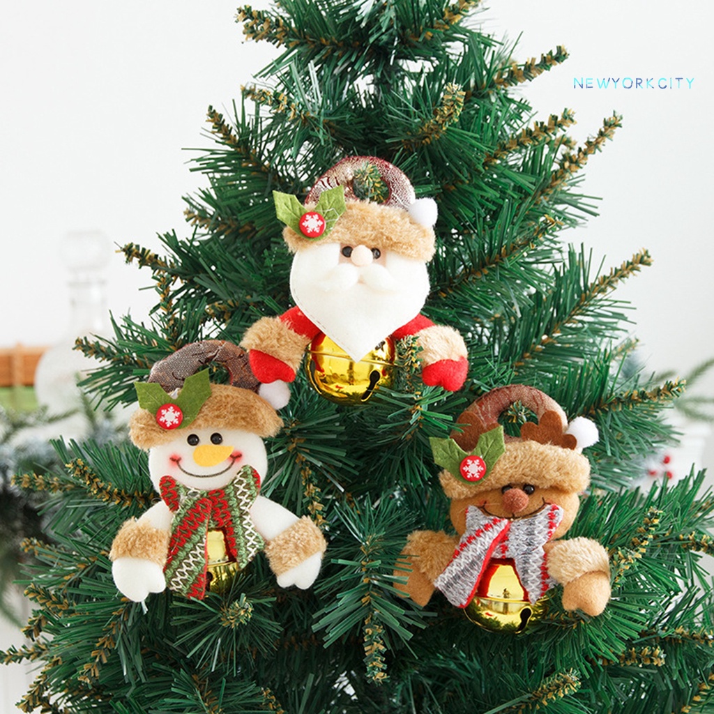Phụ Kiện Trang Trí Cây Thông Giáng Sinh Hình Ông Già Noel / Người Tuyết / Tuần Lộc