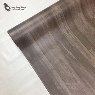Simili trải sàn vân gỗ xám - Loại nhám có hai màu xám và xám đậm