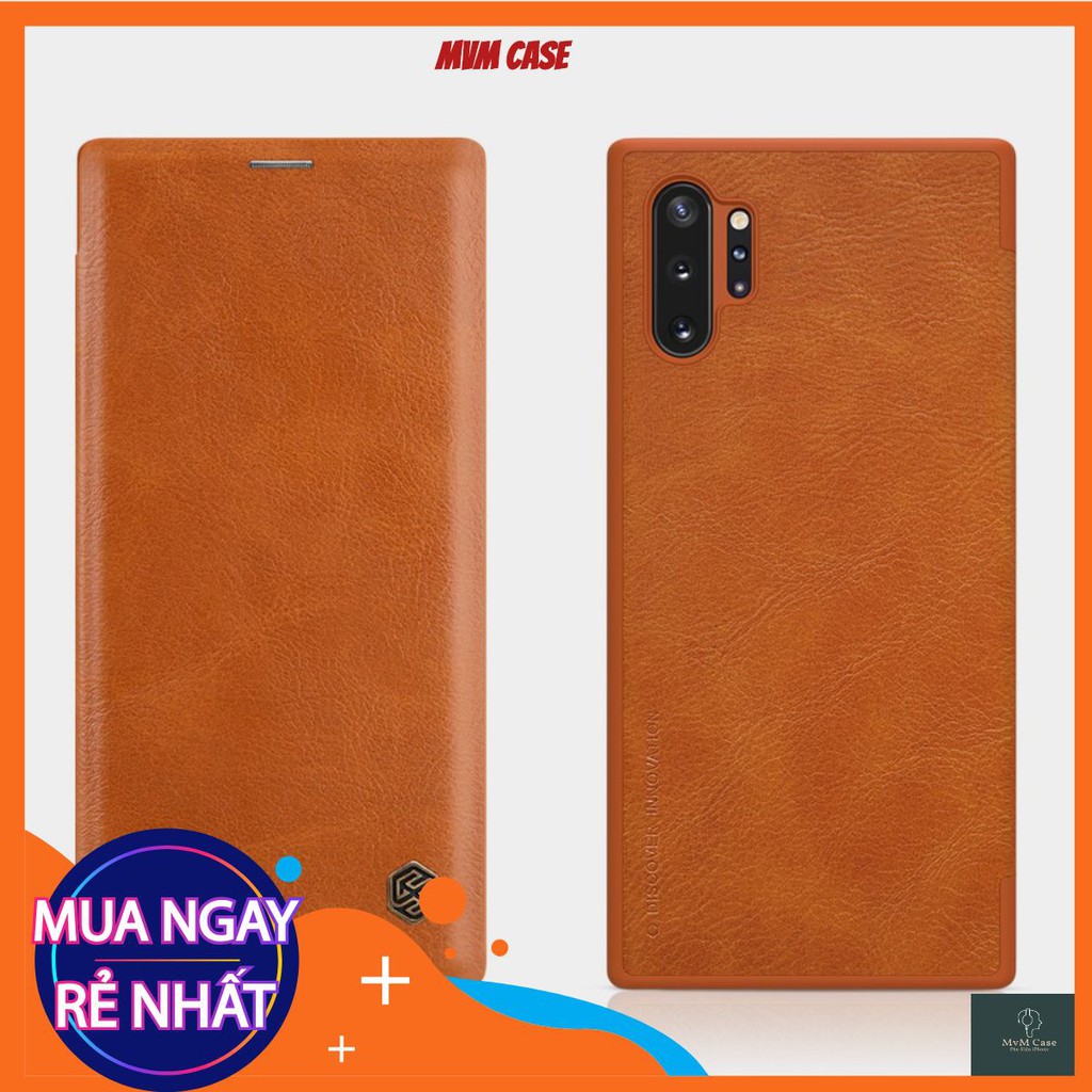 Bao da Galaxy Note 8/ Note 9 Note 10/ Note 10 Plus chính hãng Nillkin Qin /NV