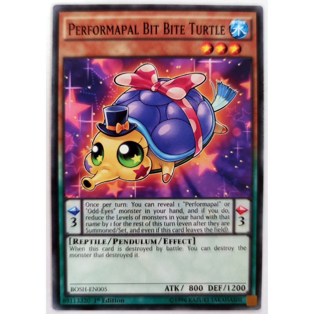 [Thẻ Yugioh] Performapal Bit Bite Turtle |EN| Common (ARC-V)