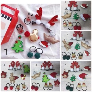 Sét kẹp tóc noel - 200g