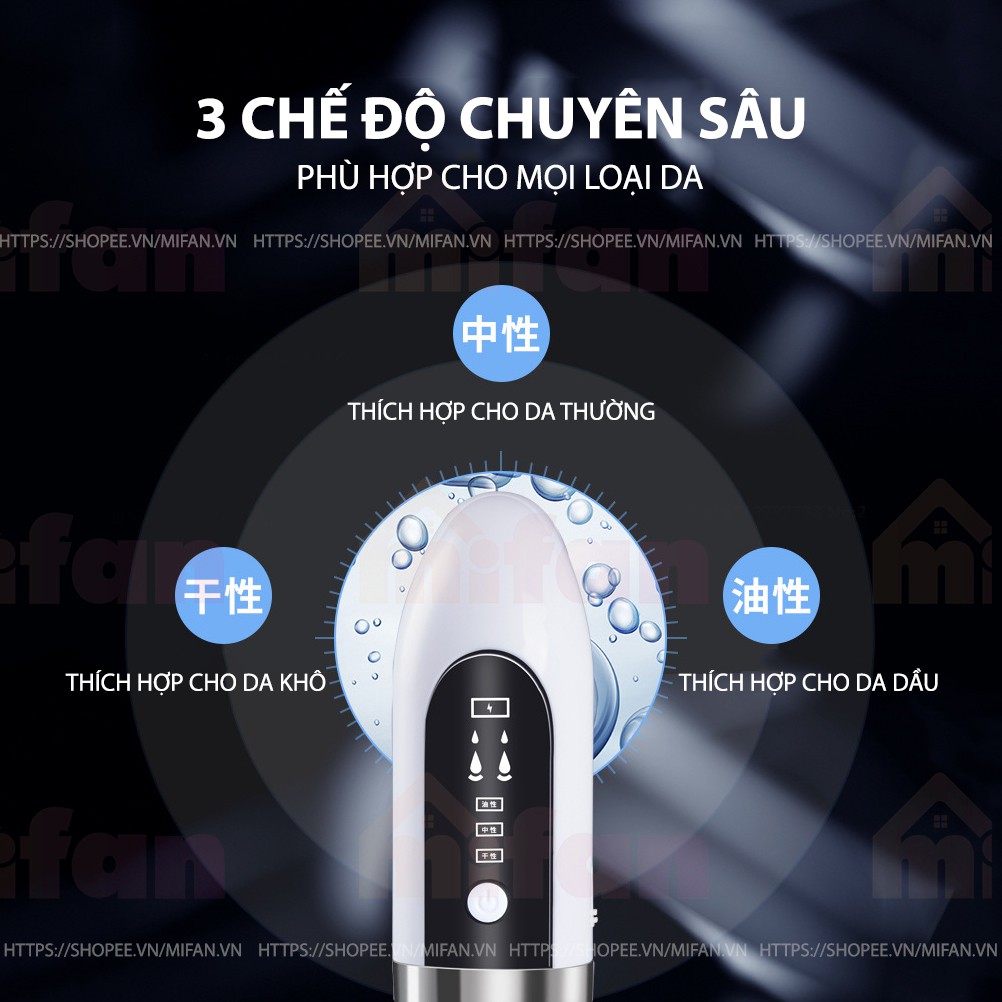 Máy Hút Mụn Đa Năng Thế Hệ Mới - Hút Mụn Đầu Đen, Mụn Cám, Rửa Mặt, Làm Sạch Lỗ Chân Lông, Phun Oxy Dưỡng Ẩm Sáng Mịn Da | BigBuy360 - bigbuy360.vn