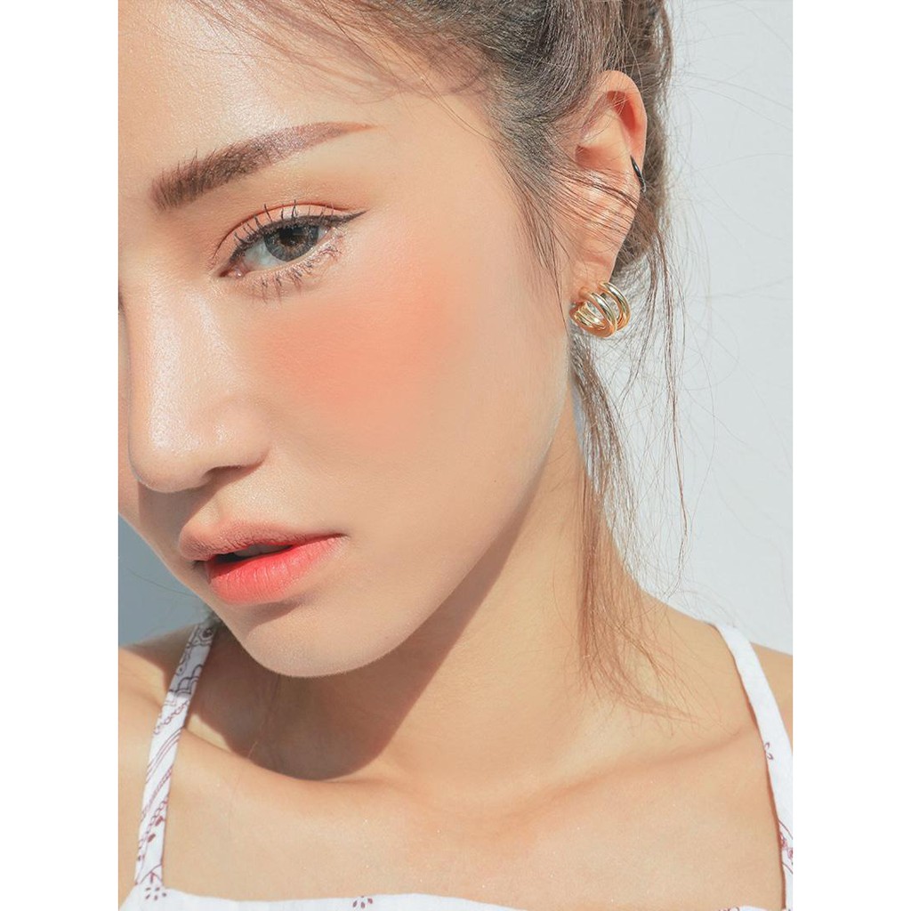 🍊🍊 Má hồng in hoa hồng nổi kiss beauty FLOUVER ITEM NO 83564-03 💋💋 | BigBuy360 - bigbuy360.vn