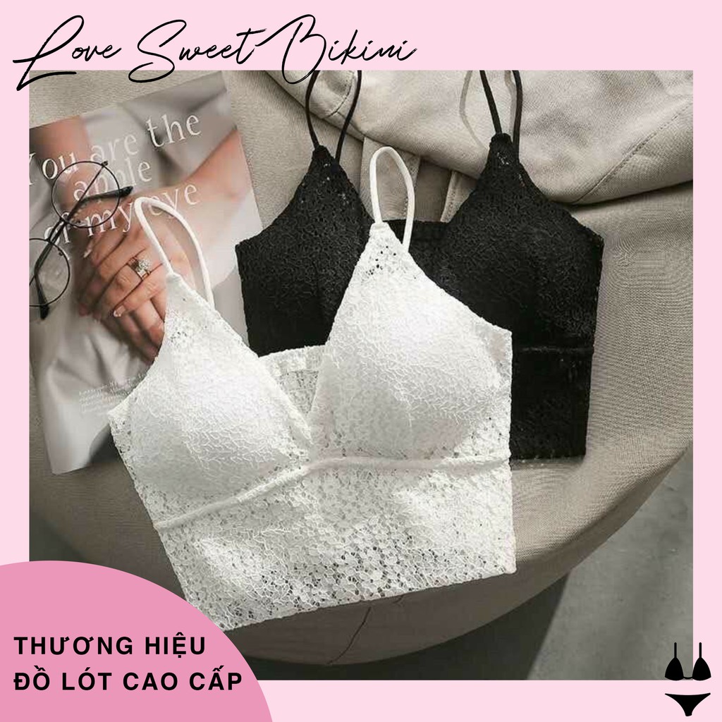 Áo Bra Ren Hoa Julia tạo khe ,thoáng mát ,Cực sang chảnh 990