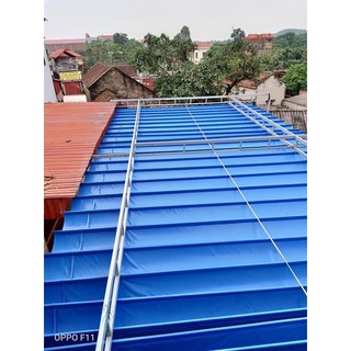 mái xếp - mái hiên - thi công mái thả ✅