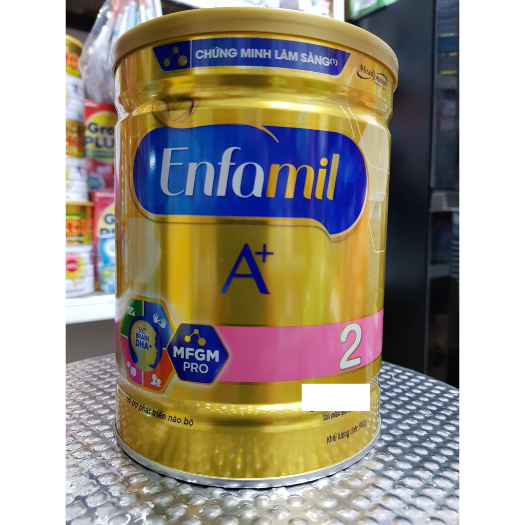 SỮA BỘT ENFAMIL A+ SỐ 2 MẪU MỚI LON THIẾC 1.7KG