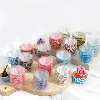 100 Chiếc CỐC GIẤY CHỊU NHIỆT dùng nướng cupcake nhiều mẫu