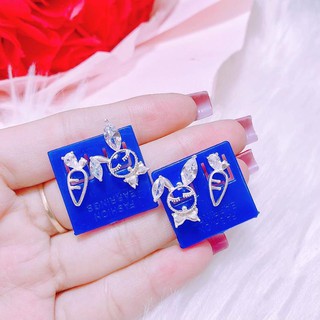 [ Cute Cute] Bông Tai Bạc JSS Thỏ Cà Rốt Dễ Thương Cute