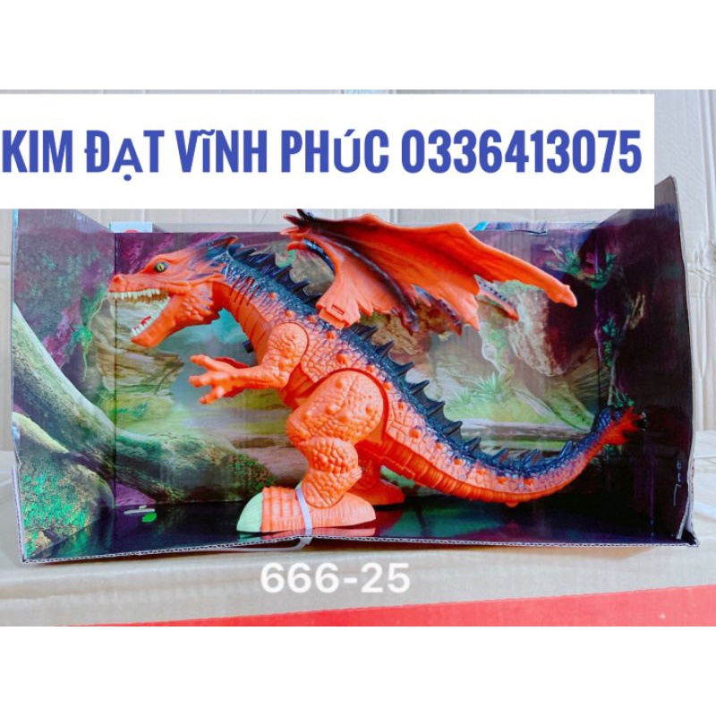 Đồ chơi Khủng long chạy pin . khủng long có đèn và nhạc